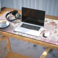 thumbnail image 3 of Long Mouse Pads for Desk,Pioneer Flower Floral Print Pattern Desk Mats on Top Of Desks, Desk Mouse Pad Extra Large with 3mm Non-Slip Base and Stitched Edge for Gaming,Office,Work,Home 35.4"x15.7", 3 of 6