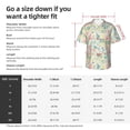 thumbnail image 5 of Disketp Watercolor Wildflowers Hawaiian Shirts for Men,Mens Casual Short Sleeve Button Down Shirts Beach Shirt,Medium, 5 of 7