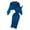 Blue, variant on Women's Sexy Knitted 2 Piece Set - Long Sleeve Pullover Top & Bodycon Dress, High-Stretch Fabric, Suitable for Weddings & Formal Occasions