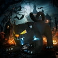 thumbnail image 3 of HOMCOM 4ft Inflatable Halloween Pouncing Black Cat, Inflatable Outdoor LED Yard Display for Holiday Home, 3 of 11
