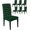 Green, variant on Stretch Chair Covers Set of 4, Merry Christmas Green Buffalo Plaid Universal Fit Elastic Decorative Dining Chairs Slipcovers for Wedding, Banquet, St. Parker''s Day Black Checker