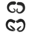 thumbnail image 4 of 1 Par Cuerno Artificial de Ovejas Adorno de Diadema de Pelo Disfraces de 15x12cm Zulema Coleccionable decorativo, 4 of 8