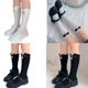 thumbnail image 2 of Fashion Socks Calf Socks Breathable Loose Socks High Boot Socks Knee High Stockings Leg Warmer Stockings for Girls 0-13, 2 of 4