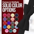 thumbnail image 6 of Bow Tie For Mens Boys and Baby Satin look Solid Color Adjustable Pre-tied Made in USA - Kids Navy Blue, 6 of 6