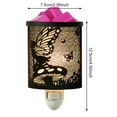 thumbnail image 5 of 2PCS Metal Wax Warmer Wall Plug in Wax Melt Fragrance Warmer Oil Burner Wax Melt Night Light for Home, 5 of 6