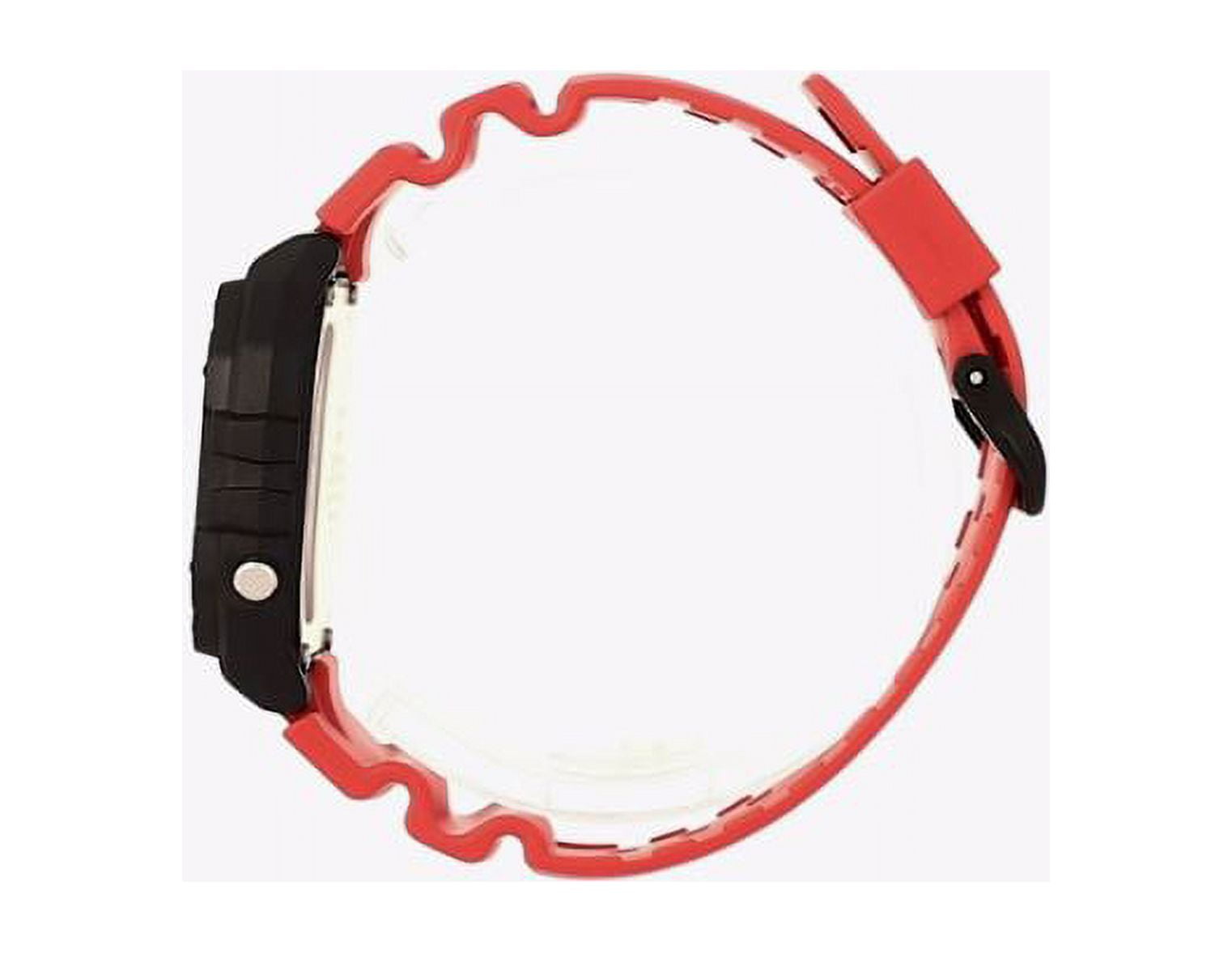 Casio Men's Digital Quartz Red Resin Strap Watch W-218H-4BVEF