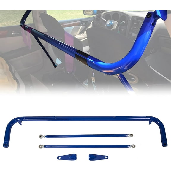 ECOTRIC Universal 49" Iron Racing Safety Seat Belt Harness Bar Compatible With Ford Mitsubishi and more, Works with All 4-Point, 5-Point and 6-Point Seat Belts