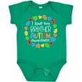 thumbnail image 3 of Inktastic I Love My Brother Autism Awareness Boys or Girls Baby Bodysuit, 3 of 5