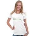 thumbnail image 4 of Duffer Funny Golfer Insult Golfing Womens Fitted Plus Size Graphic Tee Brisco Brands 2X, 4 of 5