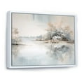 thumbnail image 2 of Designart "Serenity By The Lakeside House I" Lakes Lakehouse Floater Framed Wall Art Living Room, 2 of 5