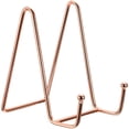 thumbnail image 4 of uxcell Plate Stand for Display, 2Pcs 4.3 Inch Iron Easel Plate Holder Display Stands Metal Decorative Plates for Picture Photo Book, Rose Gold, 4 of 5