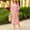 Pink, variant on Odbmxy Women's Midi Length Dresses Fall Long Sleeve Collared Button Down Shift Everyday Womens Shirt Dresses Regular