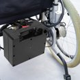 thumbnail image 4 of LOLIPPYY Pièces de Fauteuil Roulant pour Personnes Handicapées avec Conception Durable Noir Lot de 1, 4 of 6