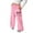 Pink, variant on Tween Girl'S Bowknot Baggy Sweatpants Lightweight Straight Leg Athletic Pants With Pockets Clothing Black Size 10-11T