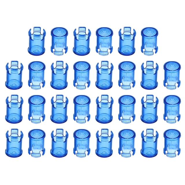 Unique Bargains 5mm LED Lamp Socket Light Emitting Diode Holder Cap, 30 Pack Blue