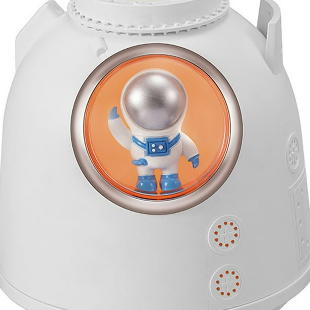Astronauta Nave espacial Humidificador de aire Atmósfera Luz nocturna para dormitorio (Blanco) Ndcxsfigh Libre de BPA