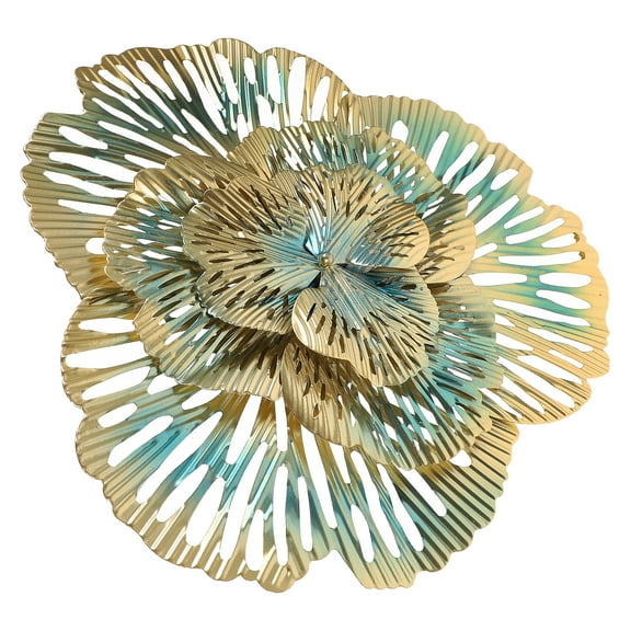 Wrought Iron Porch Decoration Home Decor Gold Decor Large Metal Wall Art Metal Flower Garden Wall Decor