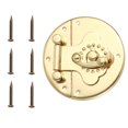 thumbnail image 4 of 1pc Chinese Antique Jewelry Box Buckle Gift Case Lock Buckle Wood Case Lock, 4 of 8