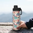 thumbnail image 7 of Picia Barbecue Pattern Water Bottle 18 oz Stainless Steel Insulated Bottles With Handle Leak Proof Gym Sport Water Jug BPA-free insulated kettle For Men Women Adults, 7 of 7