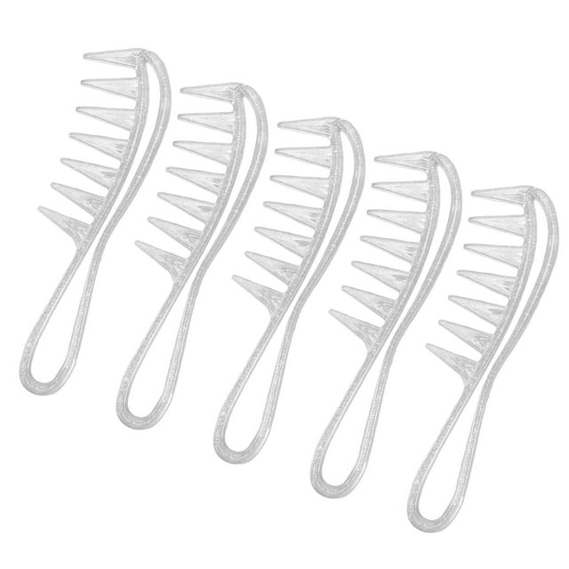 Peigne de Coiffure, Réduit la Friction Dents Arrondies Usage Humide et Sec Peigne Large Portable pour Femmes pour Maison Argent Flash
