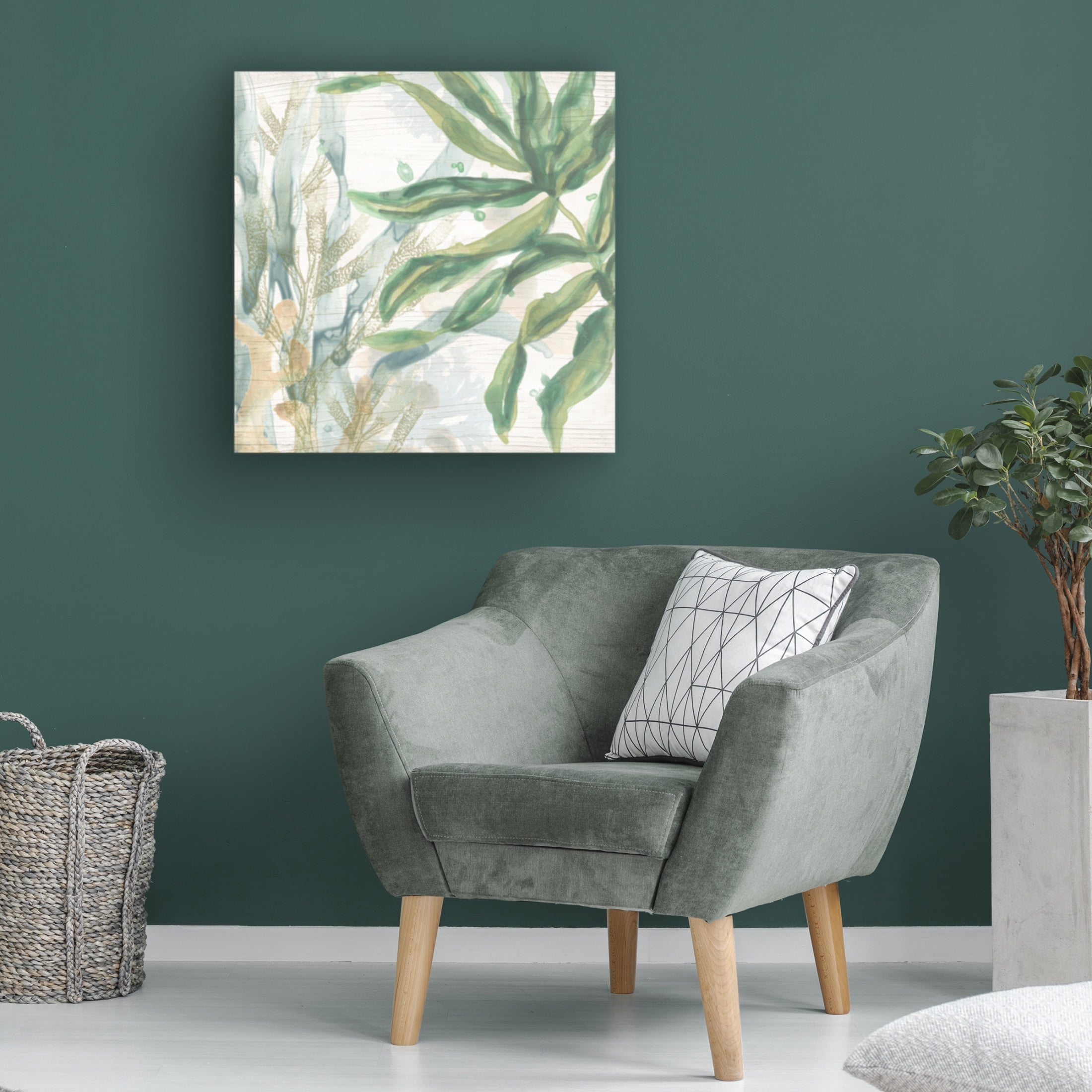 Trademark Fine Art June Erica Vess  Quiet Coastal Collage I Canvas Wall Art