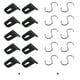 thumbnail image 3 of Scienceny Paquete de 10 ganchos para toldo de plástico de acero inoxidable, percha para campistas, tienda de campaña, soporte de Clip para luz de fiesta, Type2 NO2 Scienceny VI014469-02, 3 of 6
