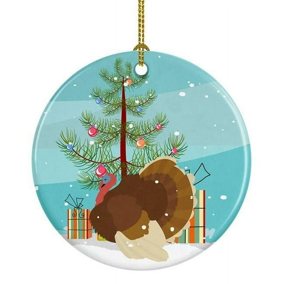 Carolines Treasures BB9357CO1 French Turkey Dindon Christmas Ceramic Ornament