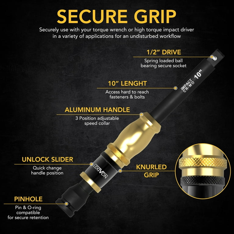 Extension bar 2024 for impact driver