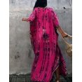 thumbnail image 4 of Robe de Plage Imprimée pour Femmes à Manches Courtes Grande Taille, 4 of 5