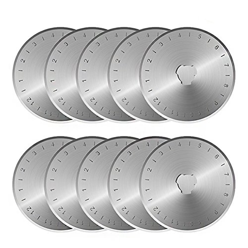 Quilter's Cut 60mm Rotary Blades, 10 Pack, Fits Olfa, Fiskars, Martelli, &  Truecut