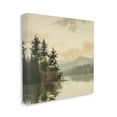 thumbnail image 4 of Stupell Industries Beige Mountain Landscape Landscape Painting Gallery Wrapped Canvas Art Print Wall Art, 17 x 17, 4 of 8