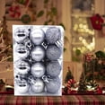 thumbnail image 3 of Twfbrm 24pcs Box Sets Mini Christmas Ball Ornaments 3cm/1.18" Shatterproof Christmas Balls with Bright Matte Powder Electroplated Colored Hanging Ball Decorations, 3 of 5
