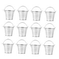 thumbnail image 5 of LABSERRON 12Pcs Small Tin Pail for Party Storage with Handle Silver, 5 of 8