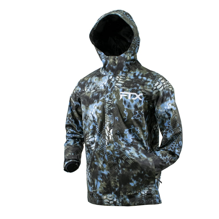 Frogg Toggs Men's FTX Armor Rain Jacket, Ocean Blue, Size XL 