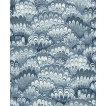 A-Street Prints Octavia Blue Marbled Ink Wallpaper