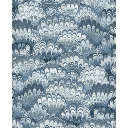A-Street Prints Octavia Blue Marbled Ink Wallpaper