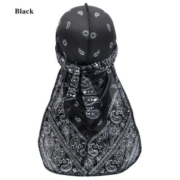 Bandanna Paisley Cotton Durag Unisex Wave Cap Hat Doo Rag Biker Smooth Head Wrap
