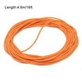 thumbnail image 2 of Uxcell Natural Latex Rubber Tubing 1/16"(1.6mm) ID 1/8"(3.2mm) OD 16ft Orange Highly Elastic for Sports Exercise Fitness, 2 of 5