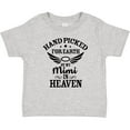thumbnail image 3 of Inktastic Handpicked for Earth by My Mimi in Heaven with Angel Wings Boys or Girls Baby T-Shirt, 3 of 5