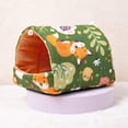 thumbnail image 5 of vnanda Comfortable Pet Bed Hamster Nest Anti-deform Comfortable Bite-resistant Pet Space Soft House for Small Pets Autumn Winter Cozy Bed for Good, 5 of 8