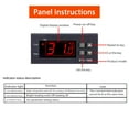 thumbnail image 4 of STC-1000 digital display thermostat intelligent temperature regulator refrigerator supports heating and cooling temperature correction with alarm function, 4 of 8