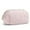 Pink, variant on Makeup Bag Cosmetic Bag Wide Open, Beige, M, Wide-open Travel Makeup Bag With Puffy Padded and Rectangular Quilted