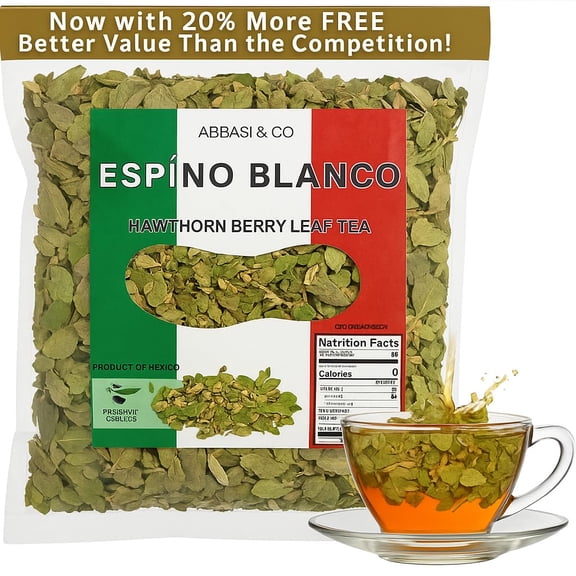 5oz Espino Blanco Te Herbal Hawthorn Berry Herbal Tea - Premium Hoja de Calidad | 100% All-Natural Loose Leaf| Non-GMO Mexican Herbal Tea Wildcrafted.