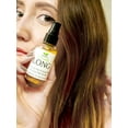 thumbnail image 4 of LONG, 100% Natural Hair Strengthening + Conditioning Leave In Oil Treatment for Split Ends, Dry and Damaged Hair with Castor, Jojoba, Argan Oils | Sulfate Free, Alcohol Free, Made in USA, 4 of 5