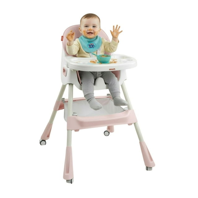 Silla Alta D´Bebe Eat & Rock Rosa D´Bebe 3 en 1