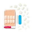 thumbnail image 2 of KISS Salon Acrylic Natural Fake Nails, Wider Fit, ‘Rare’, 28 Count, 2 of 6