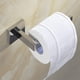 thumbnail image 3 of Portarrollos de papel higiénico de acero inoxidable 304, soportes de diseño pulido con espejo de metal cromado, soporte para papel + accesorios de montaje, soporte para papel higiénico, accesorios, 3 of 4