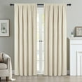 thumbnail image 2 of 2 Pcs Velvet Curtains Panels, Soft Luxury Rod Pocket Shade Curtain Drapes Home Decor, 2 of 8