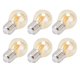 thumbnail image 5 of 6 bombillas LED vintage G45 doradas con base E27 para decoración del hogar, 6 W, luz cálida., 5 of 14
