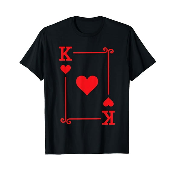 King Hearts Card Costume - Playing Cards - King Hearts T-Shirt